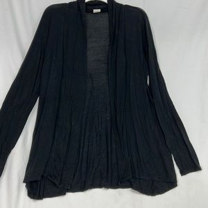 #0960 Modern Attraction Plain Black Sweater | Size: M